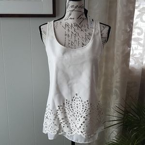 Express Winter White tank. Size M.